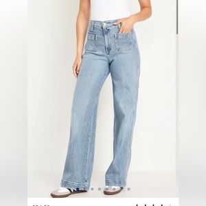 Old Navy Wide Leg Jeans - Size 10